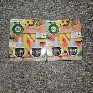 Air Wick Essential Oils Peach & Sweet Nectar Refills